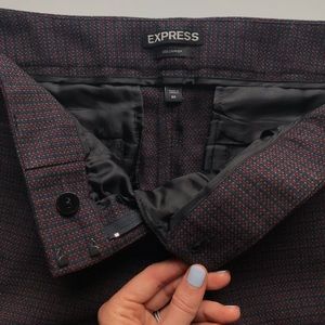EXPRESS Columnist Pattern Dress Pant